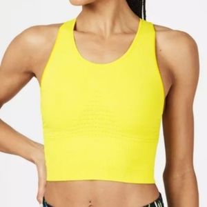 Sweaty Betty Stamina Longline Sports Bra - Yellow